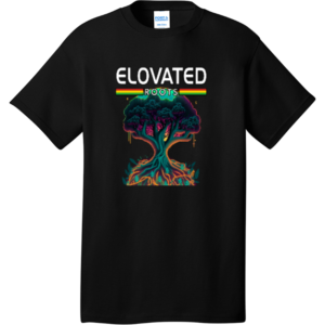 Elovated Roots Fluorescent Tree with Logo T-Shirt